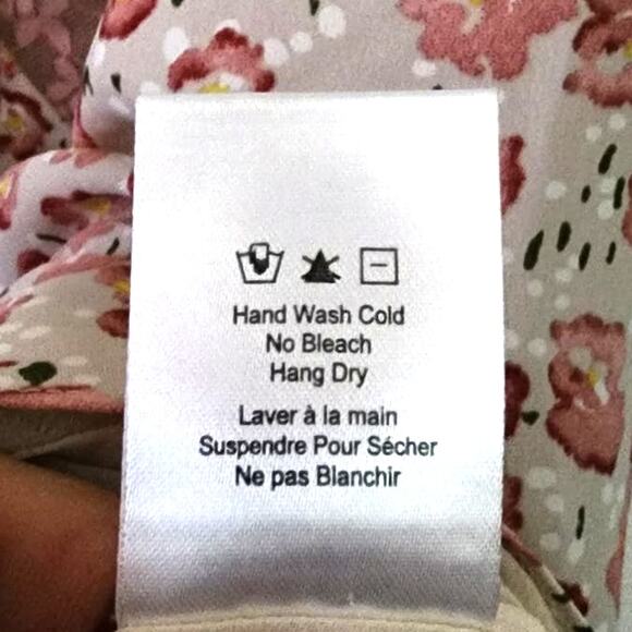 Nordstrom Heartloom Cami Slip Tank Top Pink Floral Lace Medium NEW - Picture 5 of 6